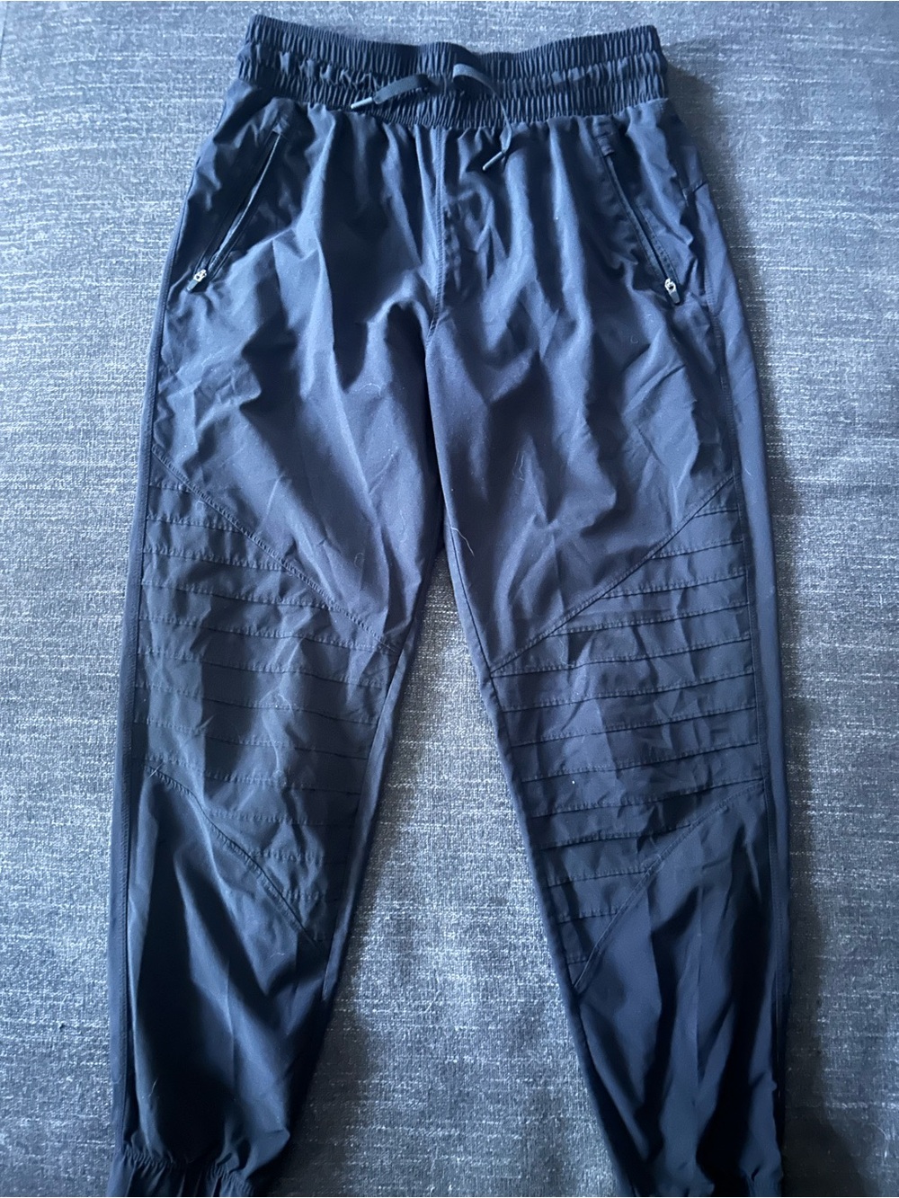 all in motion Black Zippered Athletic Joggers